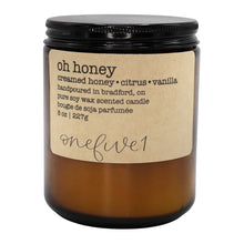 Load image into Gallery viewer, oh honey soy candle
