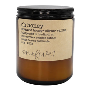 oh honey soy candle