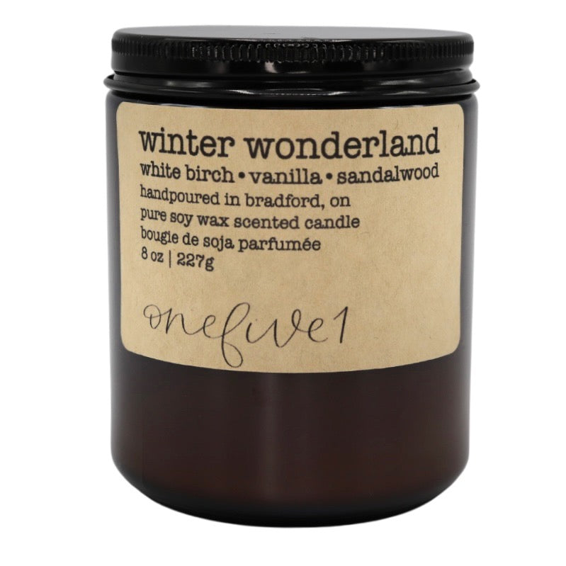 winter wonderland soy candle