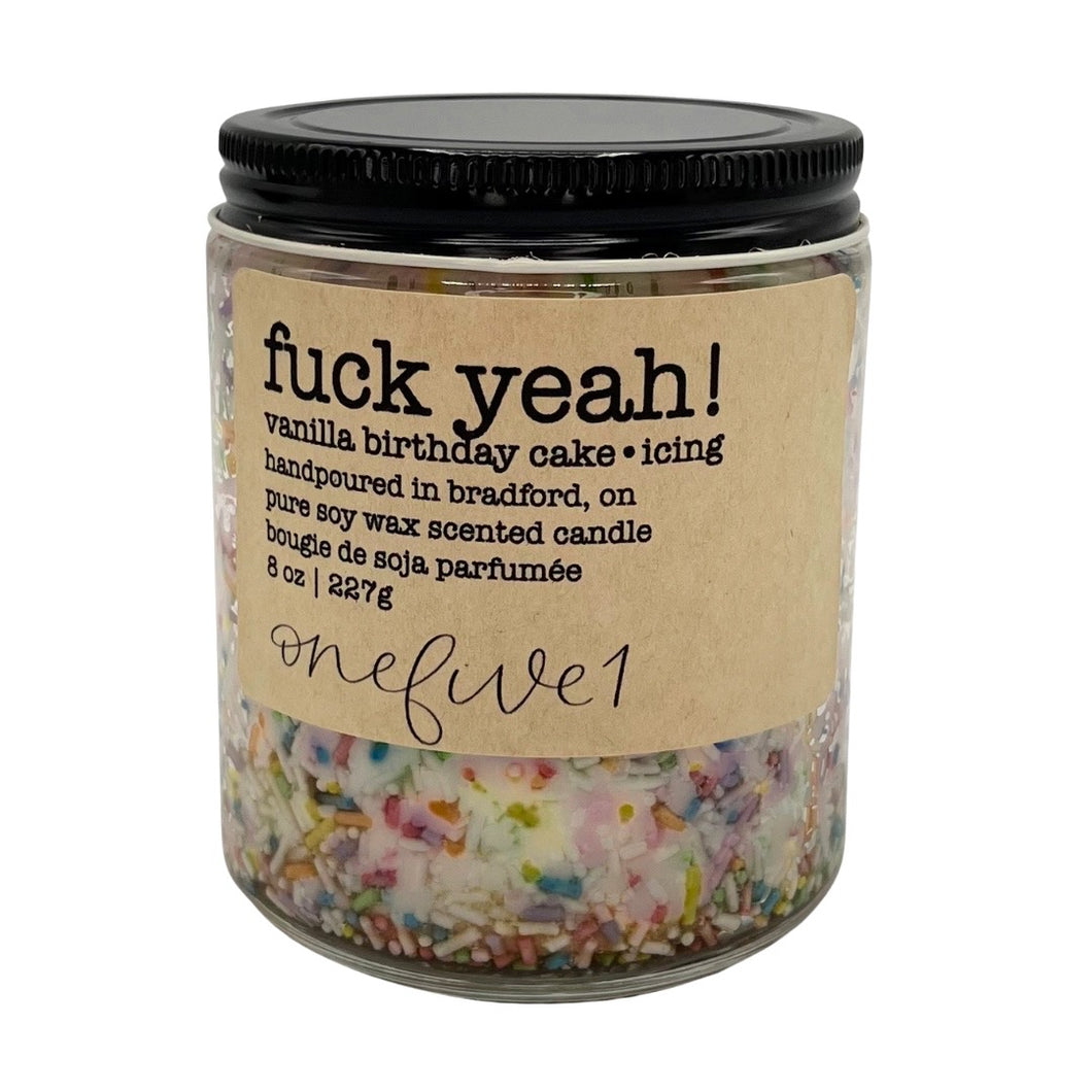 fuck yeah! soy candle