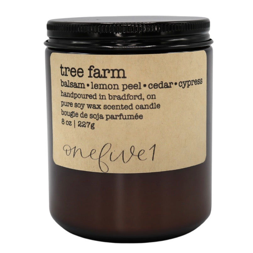 tree farm soy candle