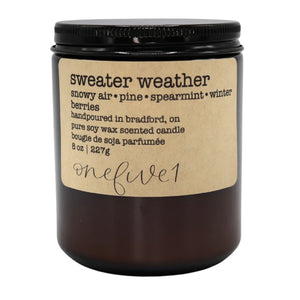 sweater weather soy candle