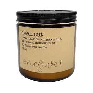 clean cut soy candle