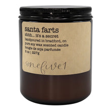 Load image into Gallery viewer, santa farts soy candle
