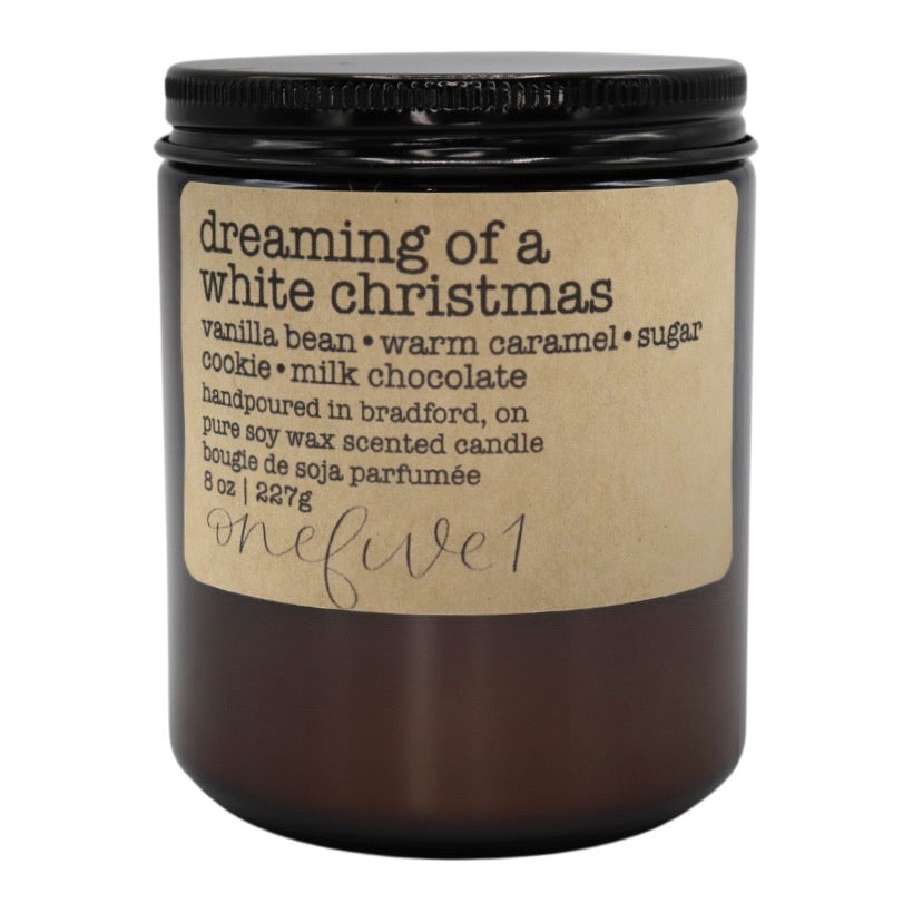 dreaming of a white christmas soy candle