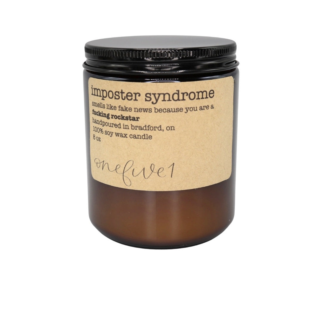 imposter syndrome soy candle