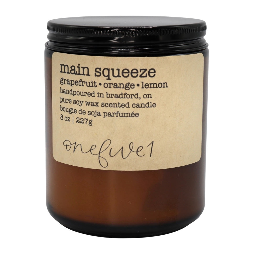 main squeeze soy candle