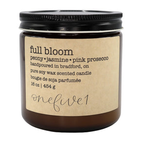 full bloom soy candle