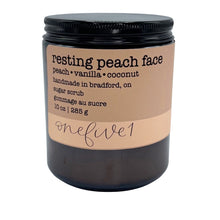 Load image into Gallery viewer, resting peach face sugar scrub
