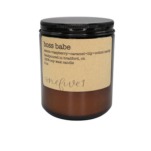 boss babe soy candle