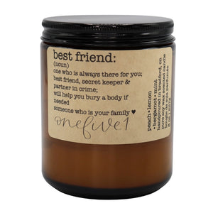 best friend soy candle