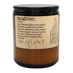 daughter soy candle