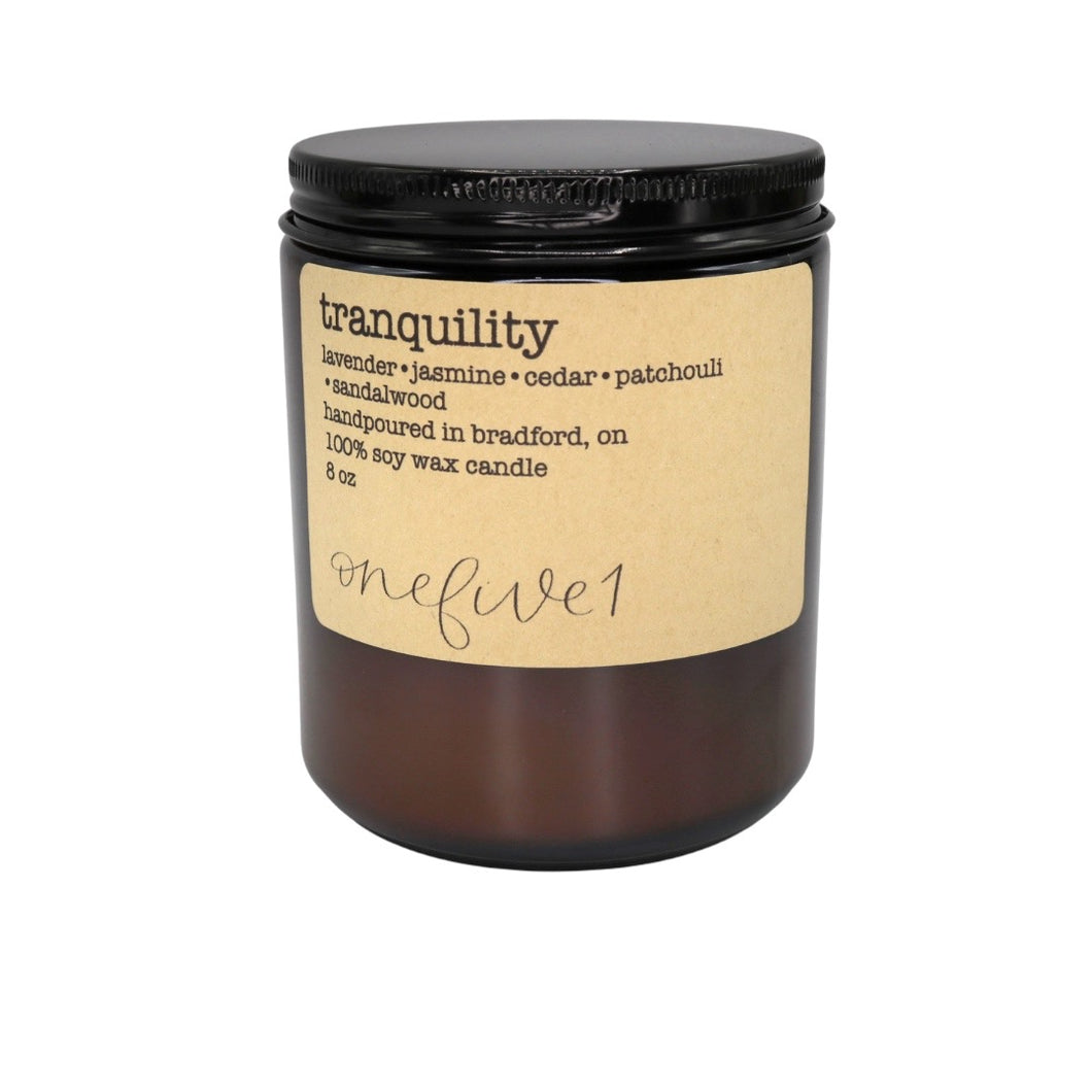 tranquility soy candle