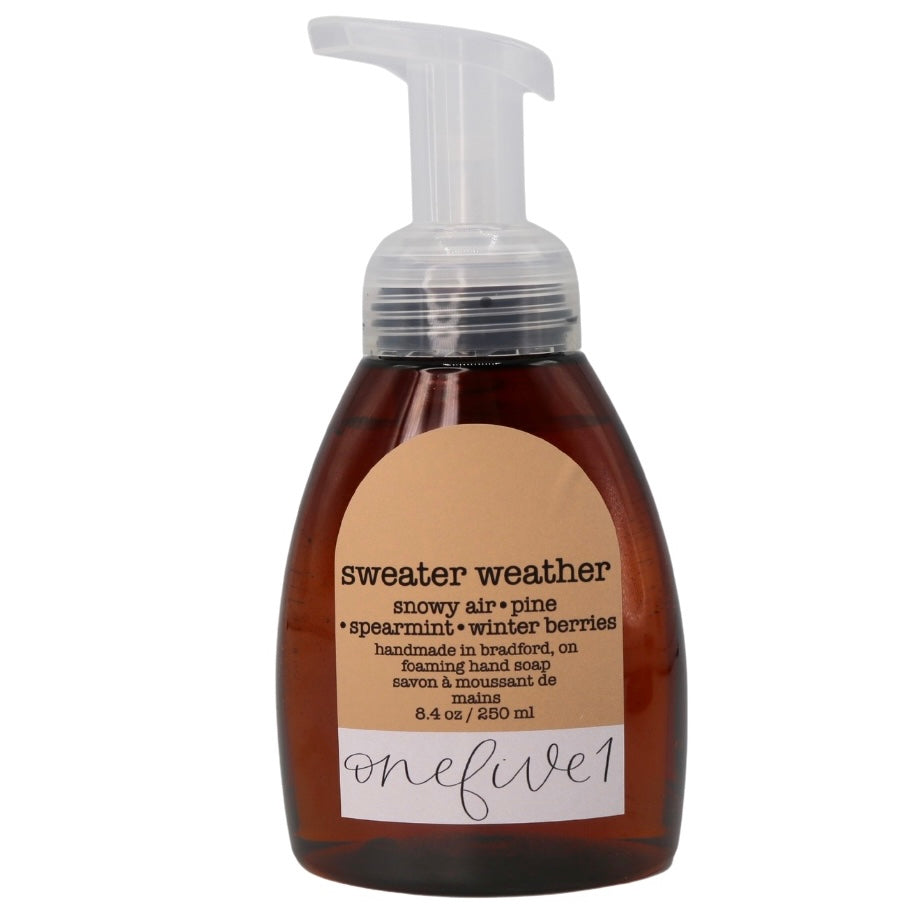 sweater weather foaming hand soap