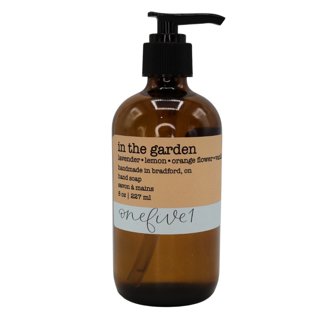 in the garden hand soap