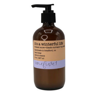 it's a winterful life hand soap