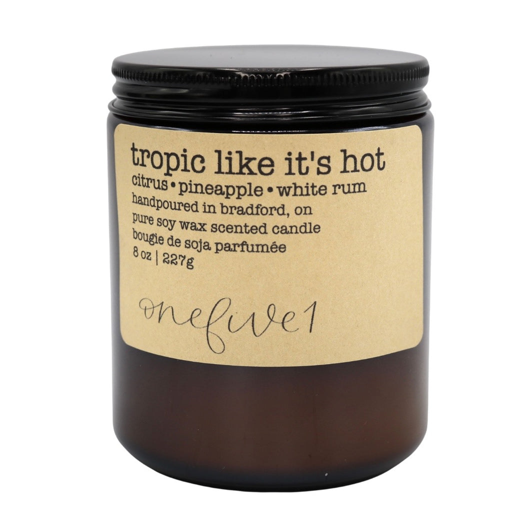 tropic like it's hot soy candle