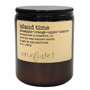 island time soy candle