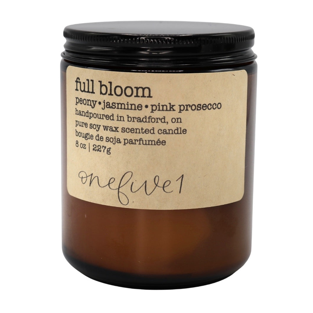 full bloom soy candle