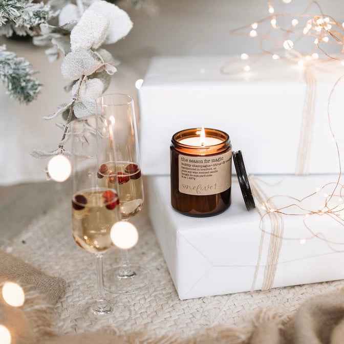 the season for magic soy candle
