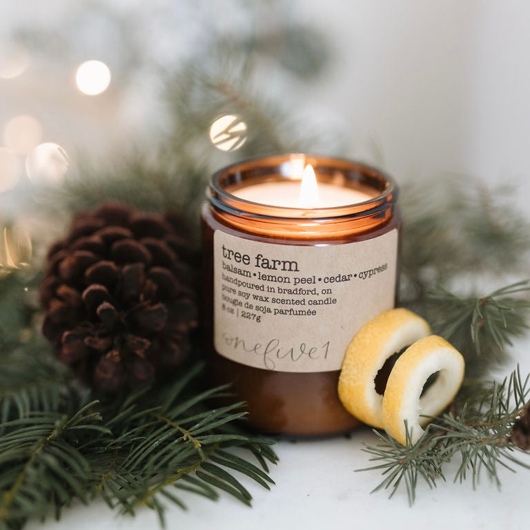 tree farm soy candle